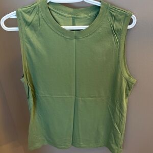 Lululemon Bronze Green All Yours Tank - Sz 6